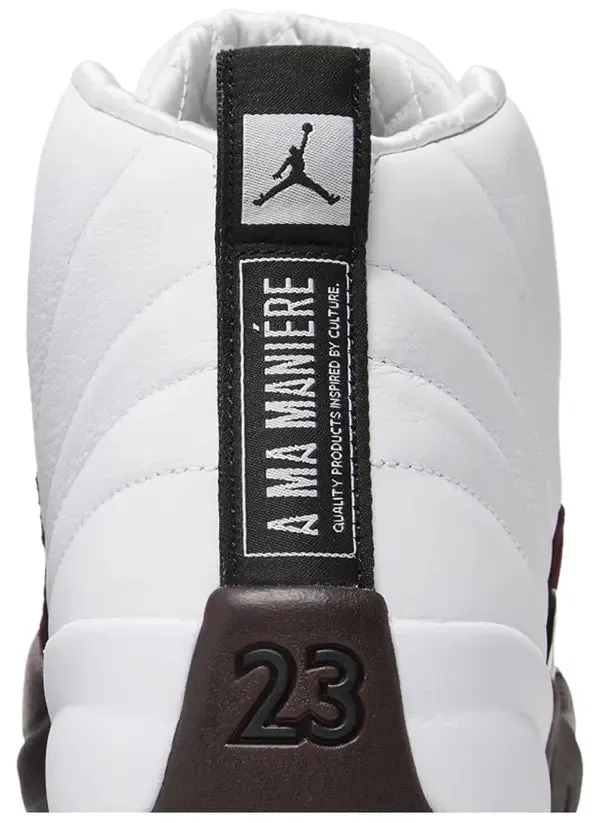 A Ma Manire x Wmns Air Jordan 12 Retro SP 'White' Sneakers for Men