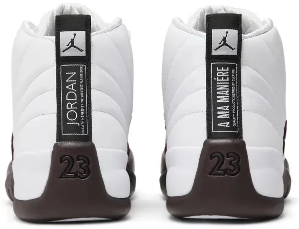 A Ma Manire x Wmns Air Jordan 12 Retro SP 'White' Sneakers for Men