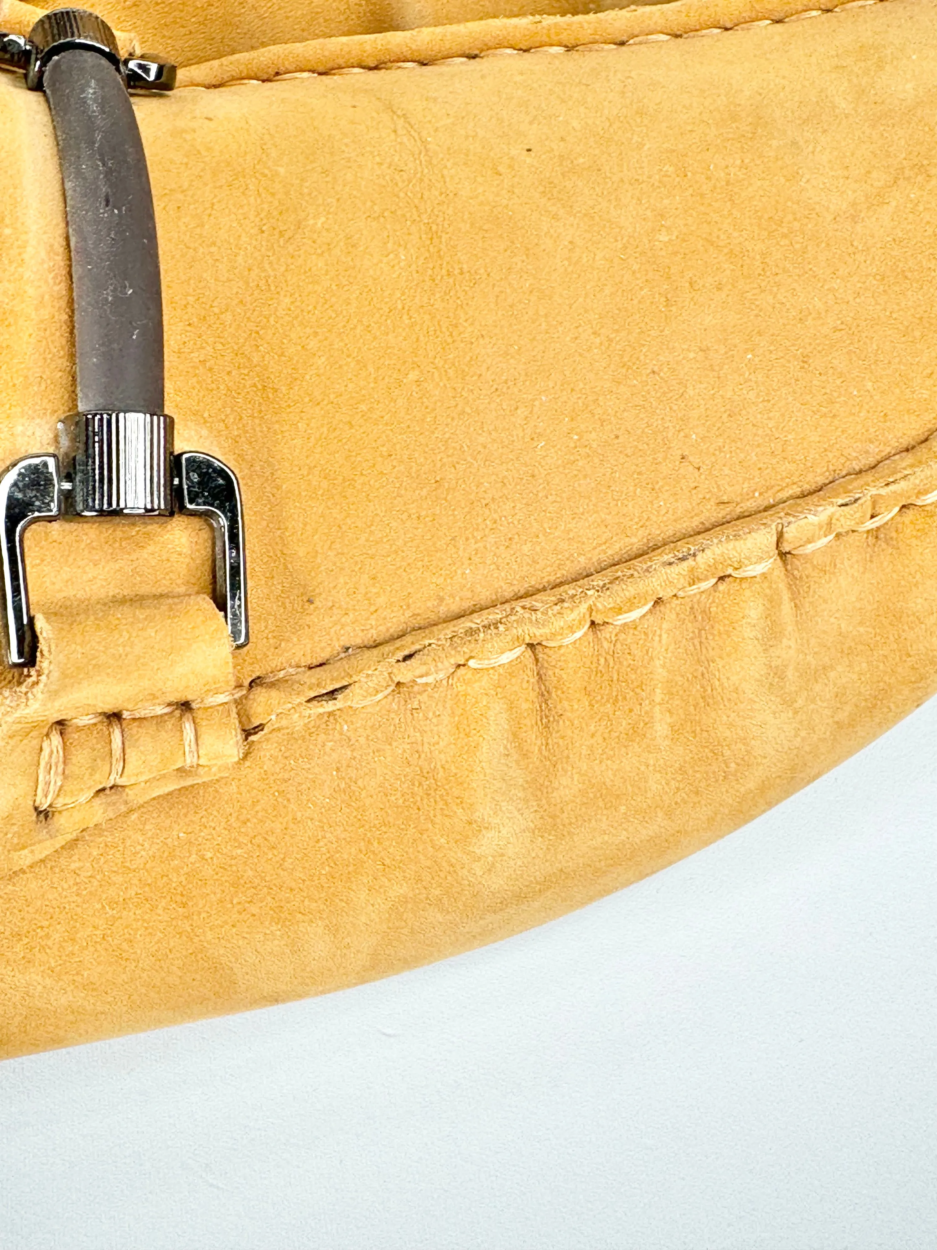 Basement Ochre Leather Loafers - EU43
