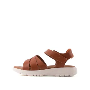 camel active Women Harley Slip-On Sandal - 782303-DZ01SV-3-BROWN