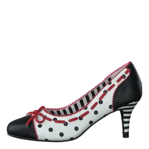 Cherry Fizzy Black/white/red - Dots