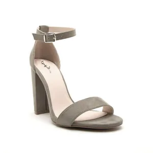 Classy Suede Heels in Olive