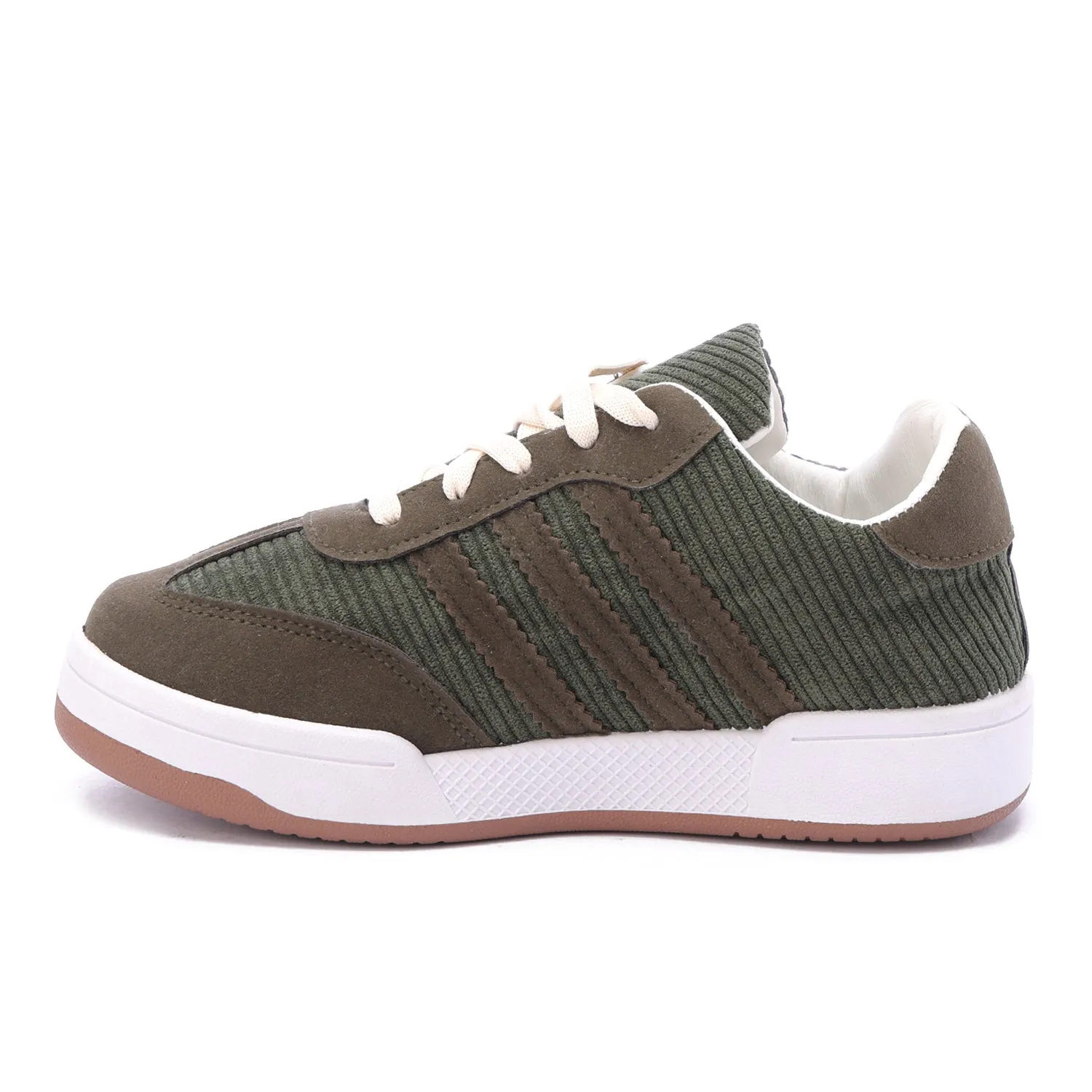 Corduroy Retro Sneakers-Green