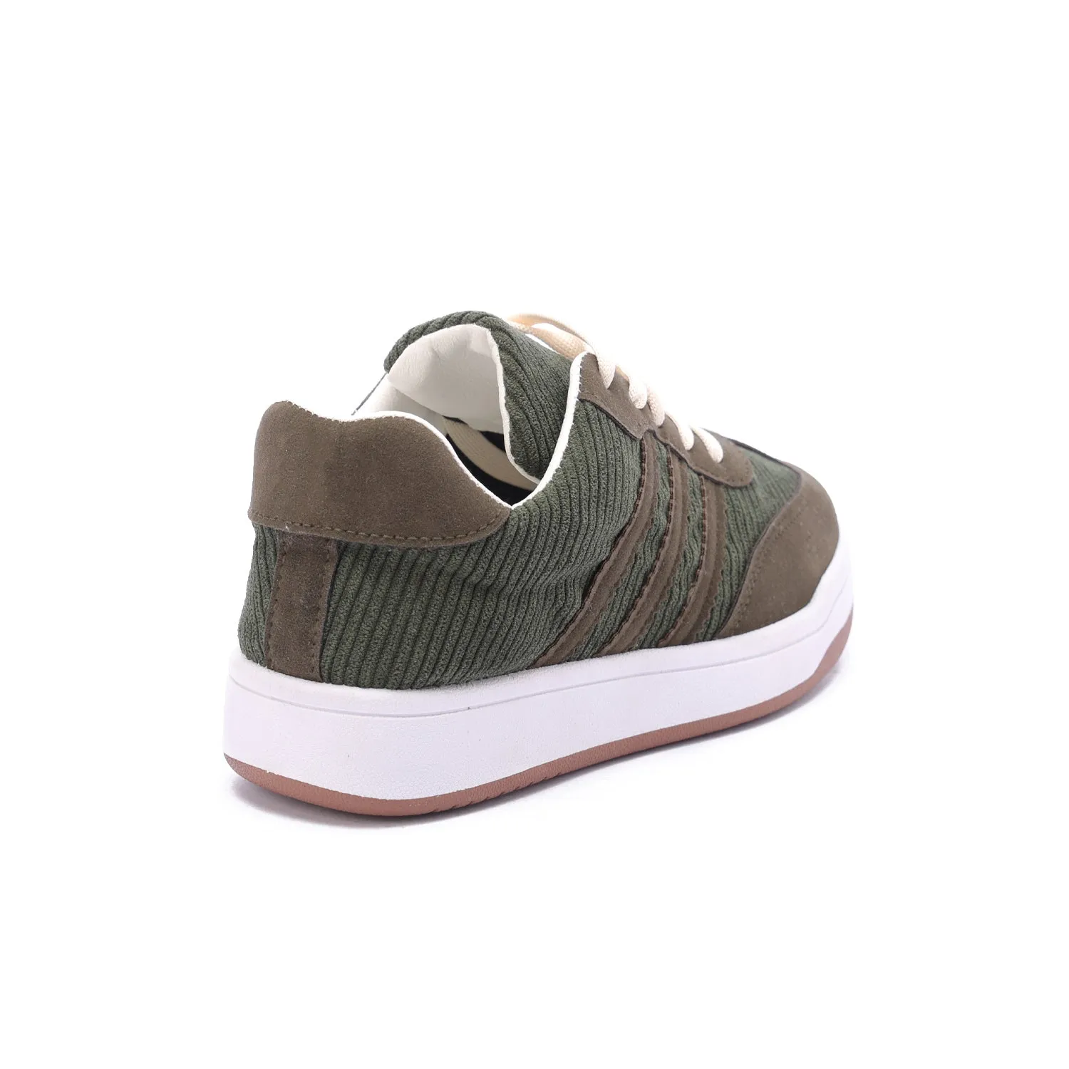 Corduroy Retro Sneakers-Green
