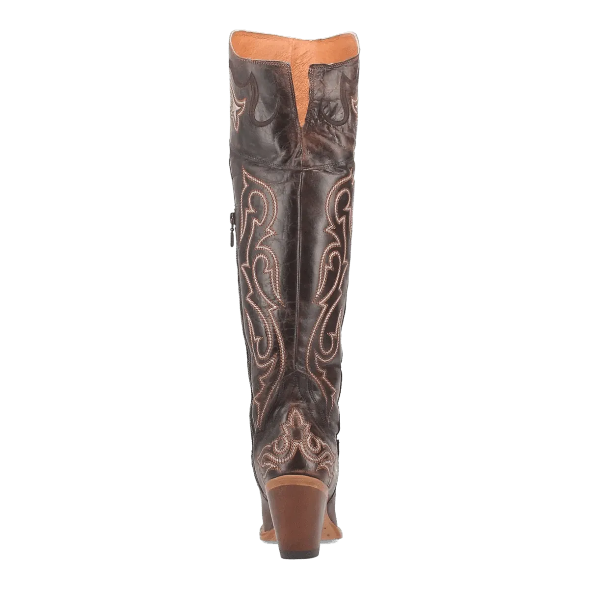 Dan Post Women's Kommotion Snip Toe Leather Tall Boots - Chocolate DP4342