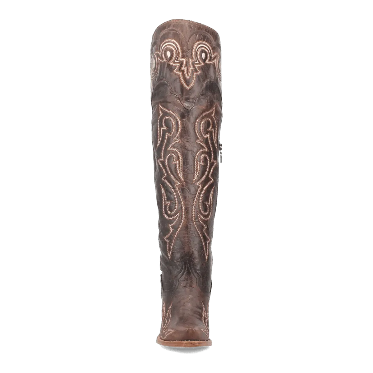 Dan Post Women's Kommotion Snip Toe Leather Tall Boots - Chocolate DP4342