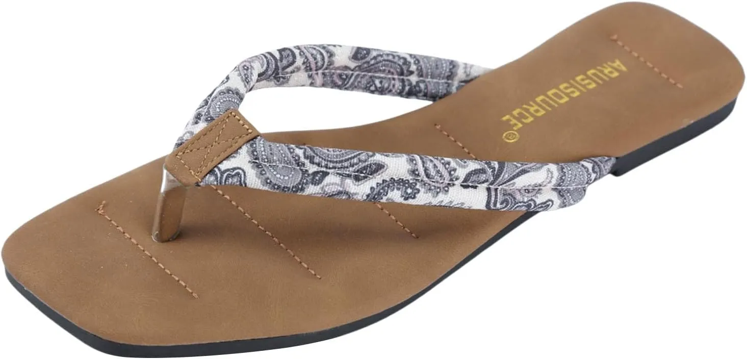 Flip flops for Women Flat Slippers 2025 Vegan Leather Womens Slippers Sandals Beach Basic Fashion Slides Footwear