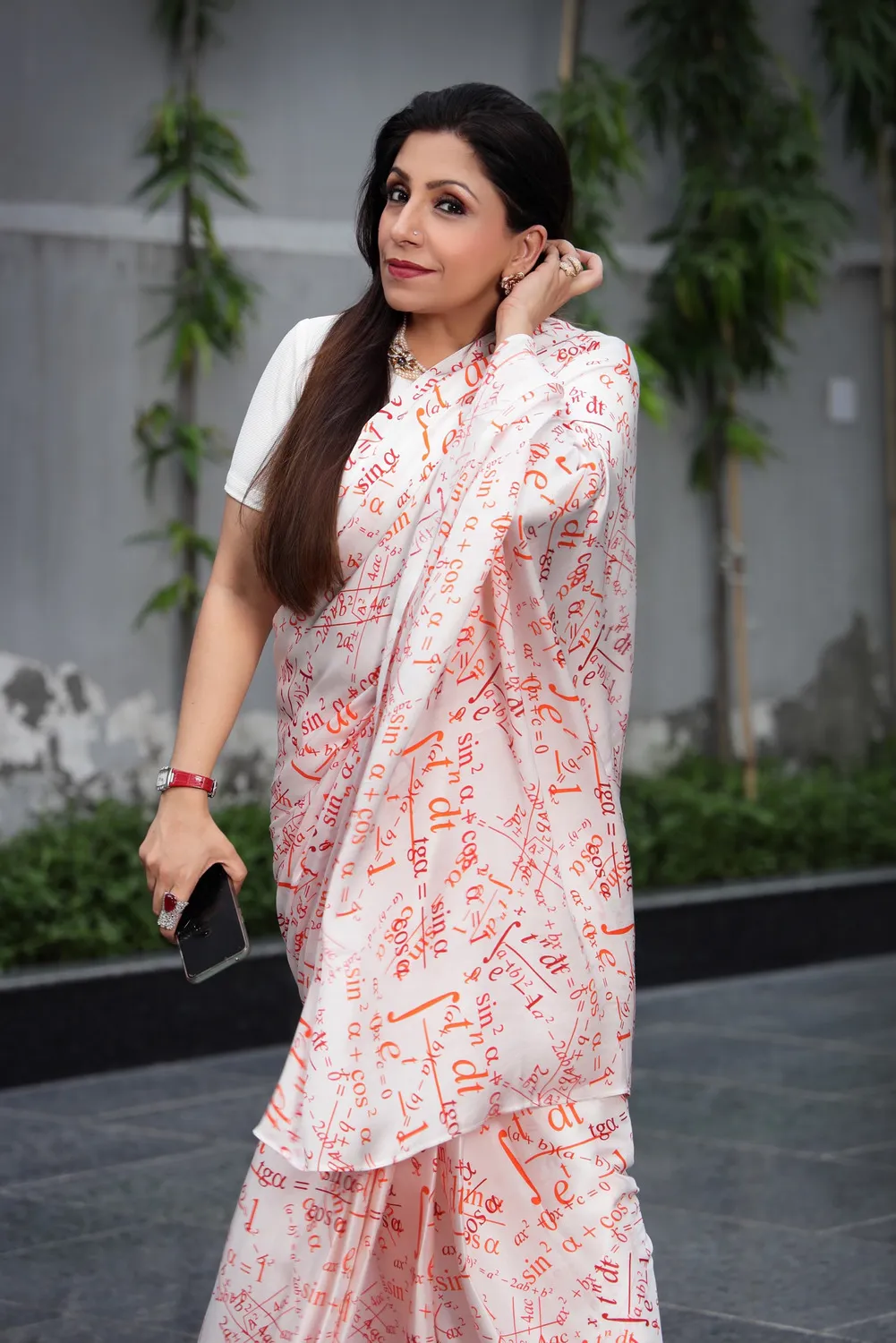 Formula Print Saree