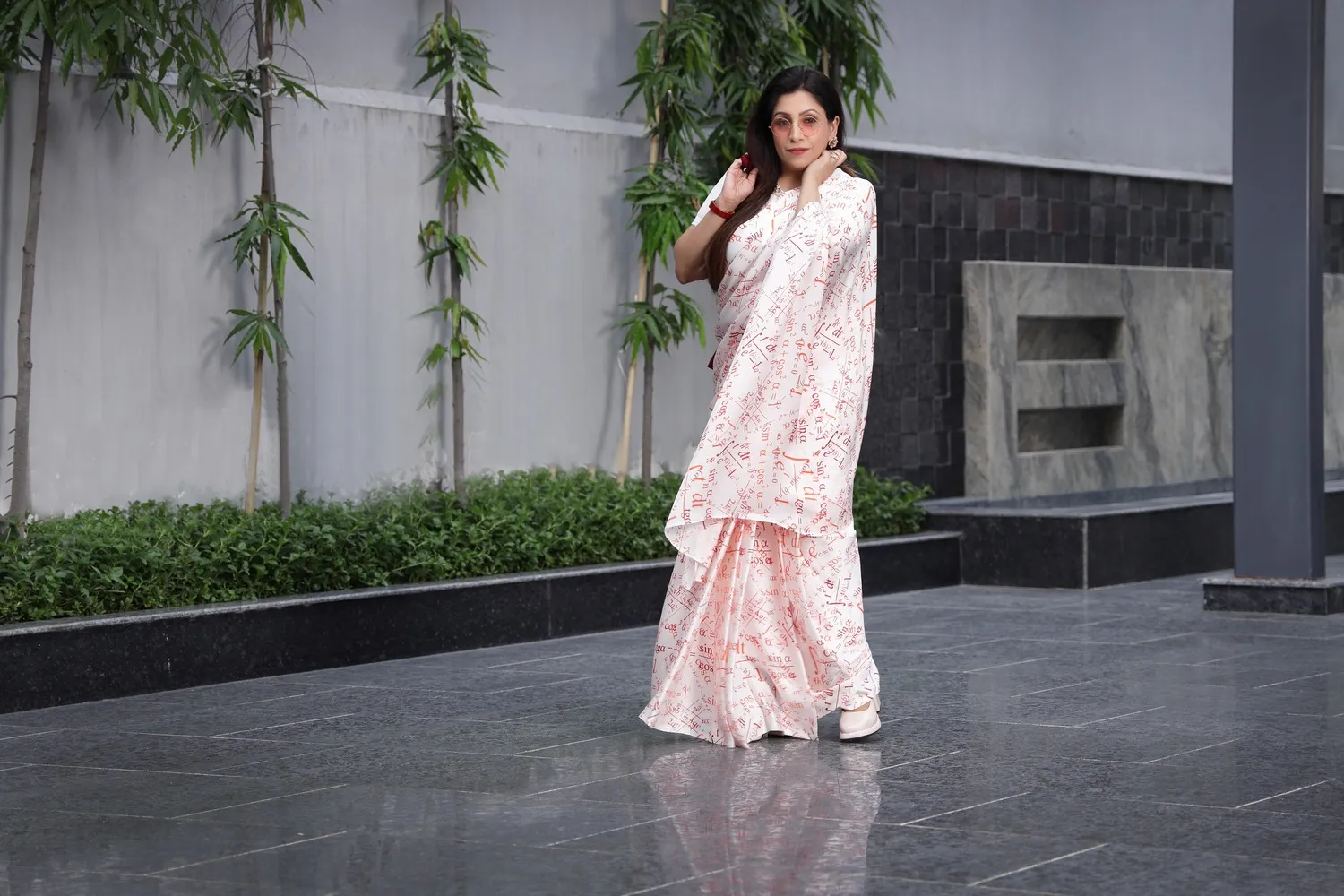 Formula Print Saree