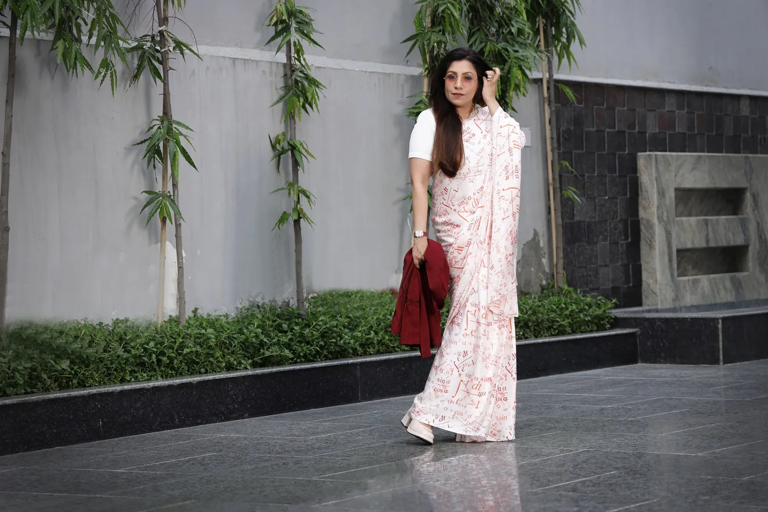 Formula Print Saree
