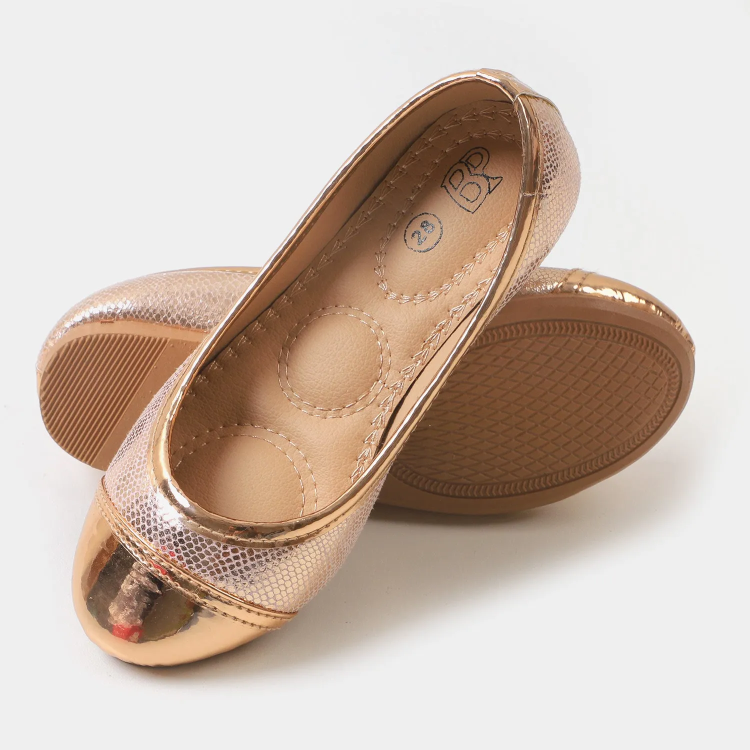 Girls Pumps SP-34 - Champagne