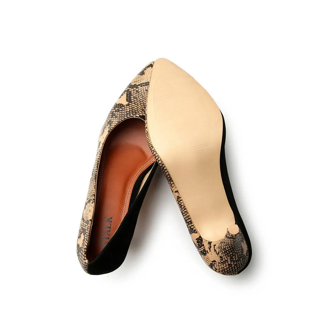 Meraki Snake Print Heels