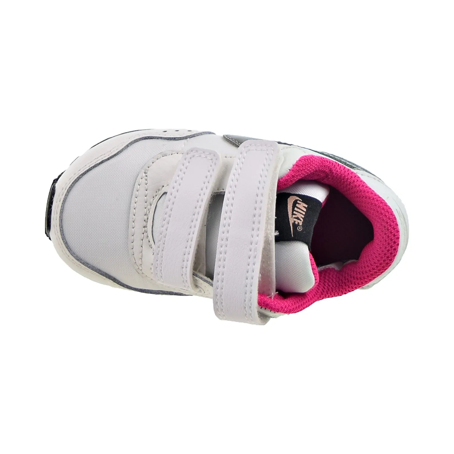 Nike MD Valiant (TD) Toddler's Shoes White-Black-Metallic Pewter