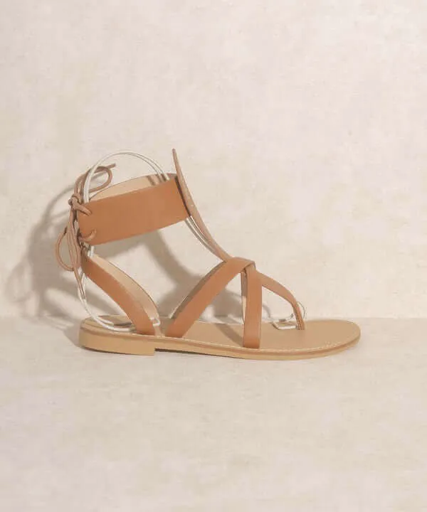 OASIS SOCIETY Blaze - Boho Lace-Up Sandals
