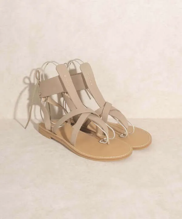 OASIS SOCIETY Blaze - Boho Lace-Up Sandals