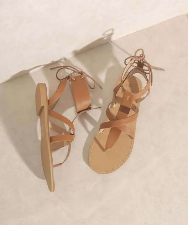 OASIS SOCIETY Blaze - Boho Lace-Up Sandals