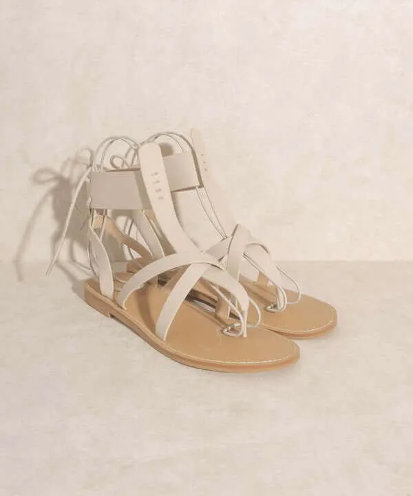 OASIS SOCIETY Blaze - Boho Lace-Up Sandals
