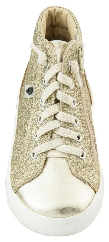 Old Soles Girl's and Boy's Ring Sneaker Shoe, Gold