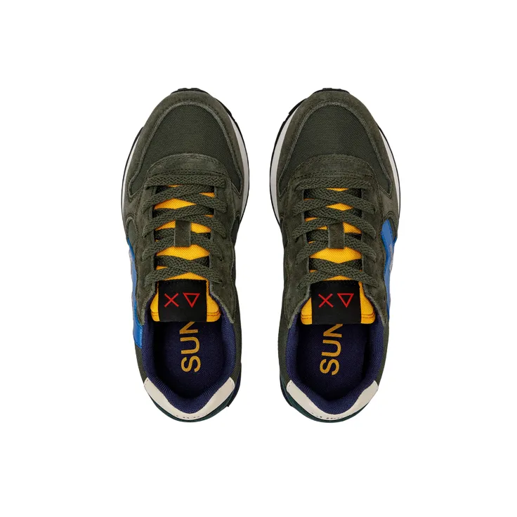 Sun68 scarpa sneakers da ragazzo Jaki Solid Z43313T 23 verde militare scuro