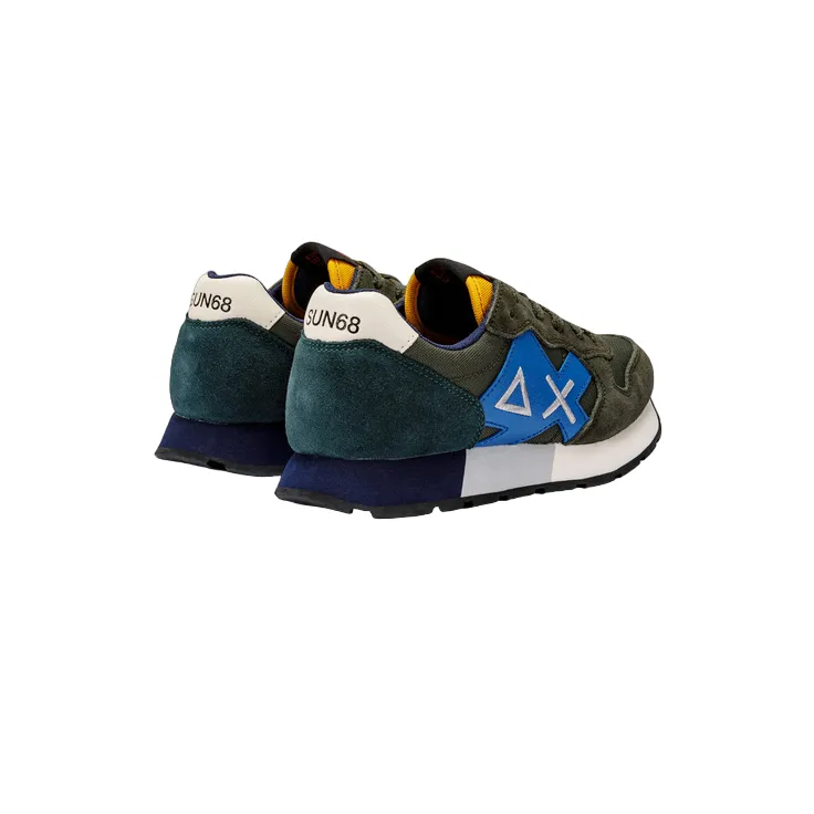 Sun68 scarpa sneakers da ragazzo Jaki Solid Z43313T 23 verde militare scuro