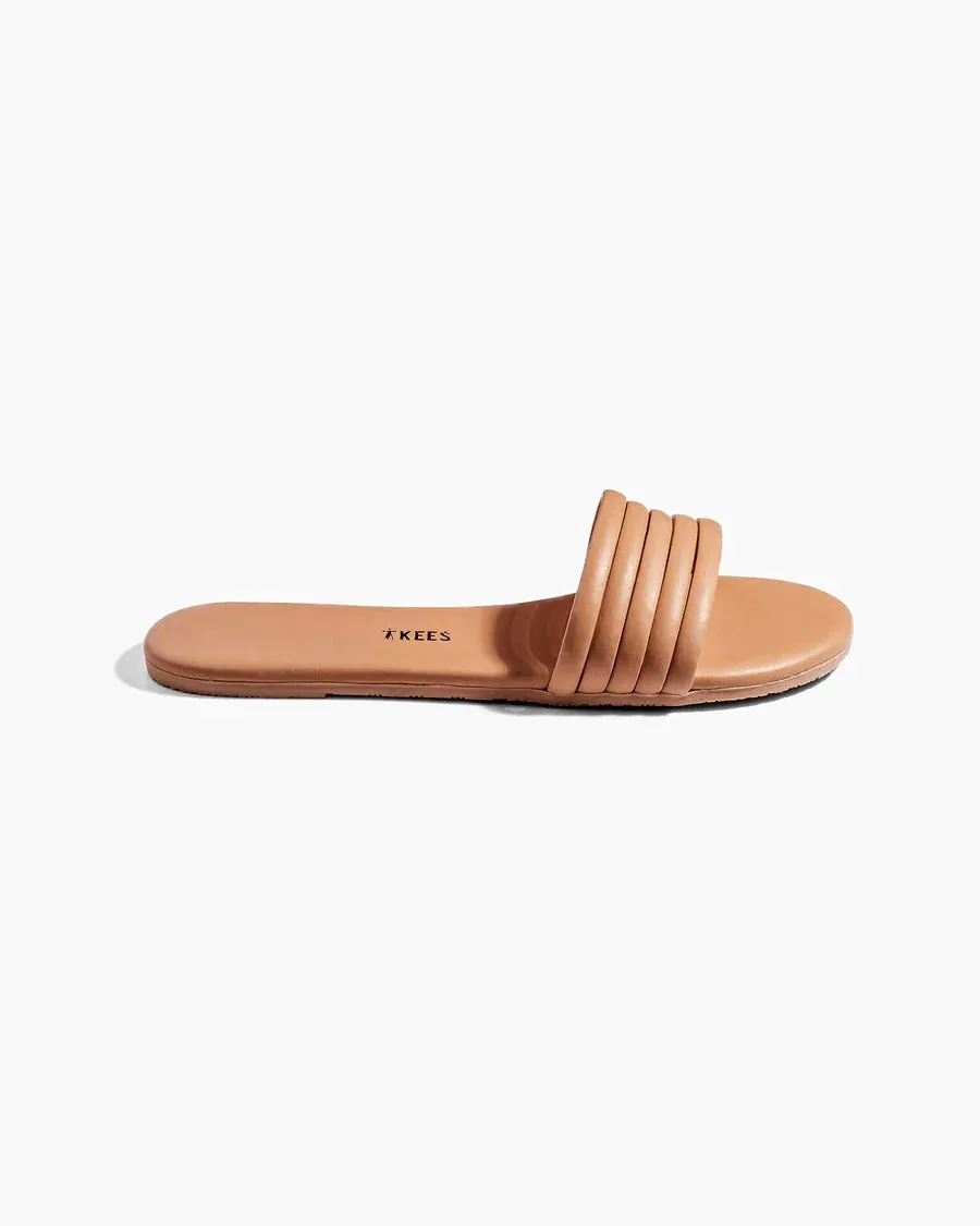 Tkees Serena flip-flops from brazilian leather in Pout