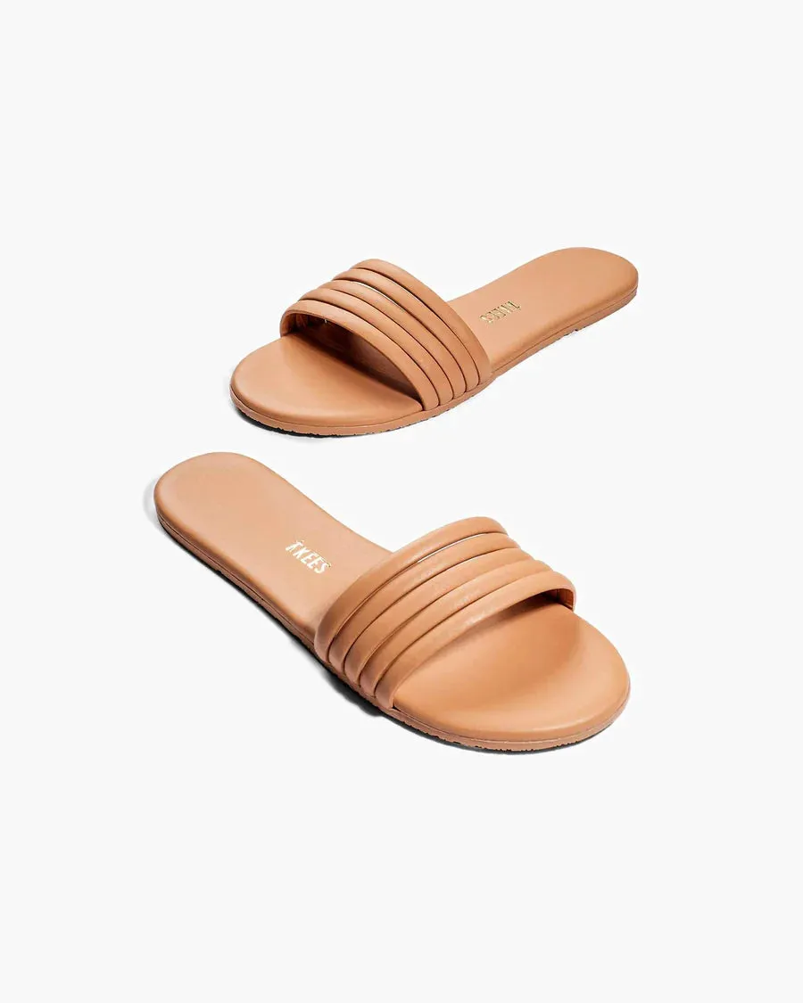 Tkees Serena flip-flops from brazilian leather in Pout