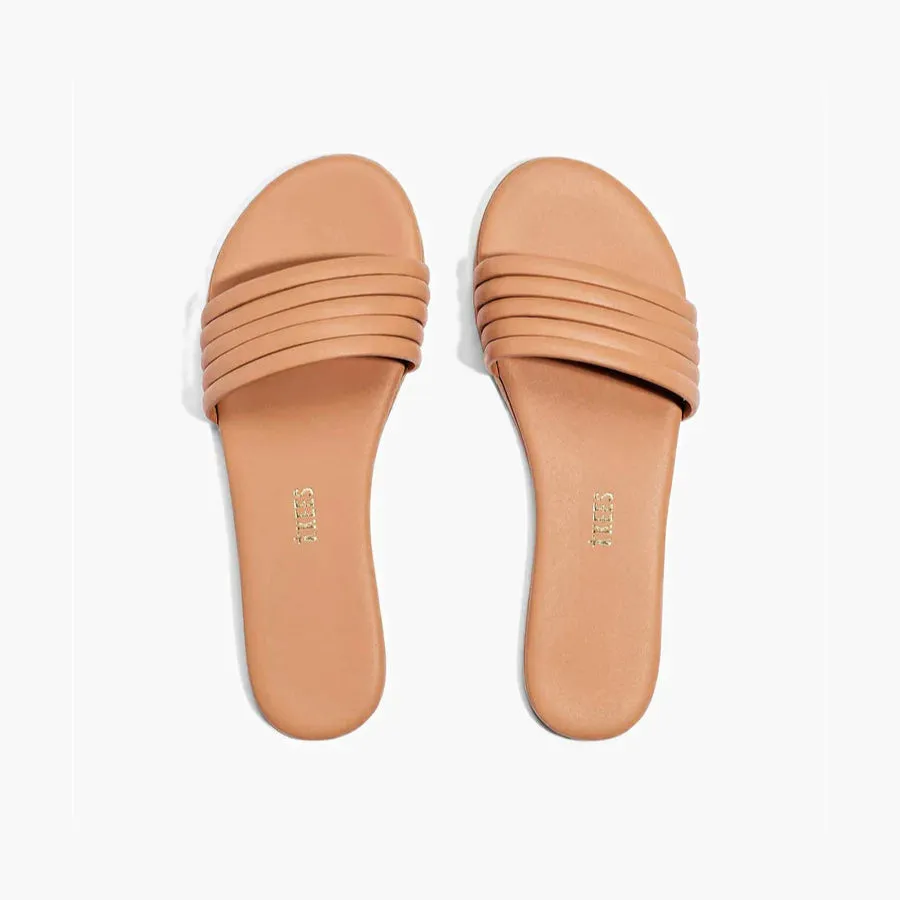 Tkees Serena flip-flops from brazilian leather in Pout
