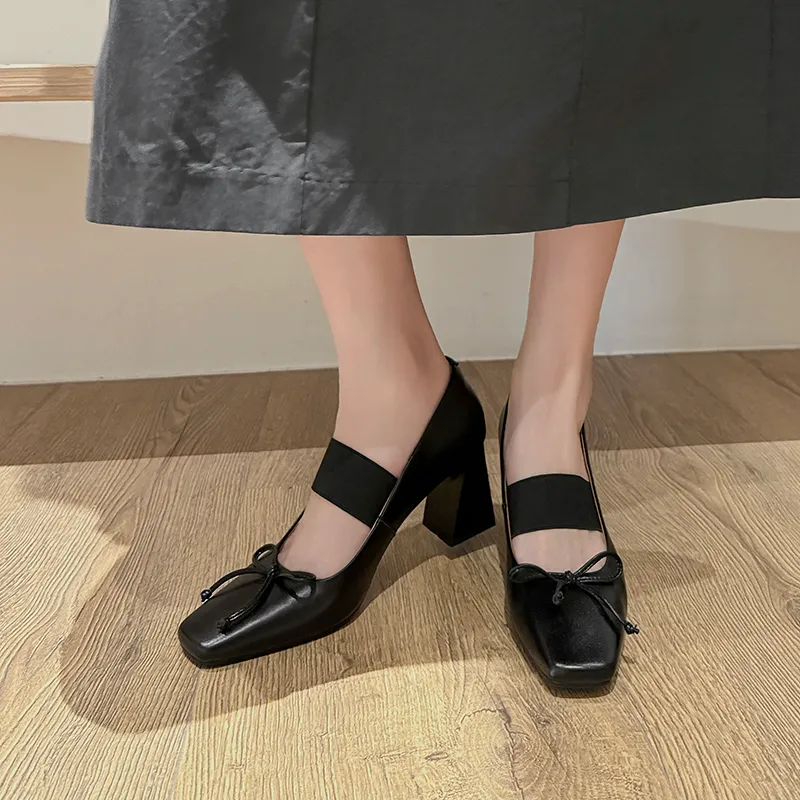 USS Shoes Sandy Women's Chunky Heel Elegant Pumps Shoes