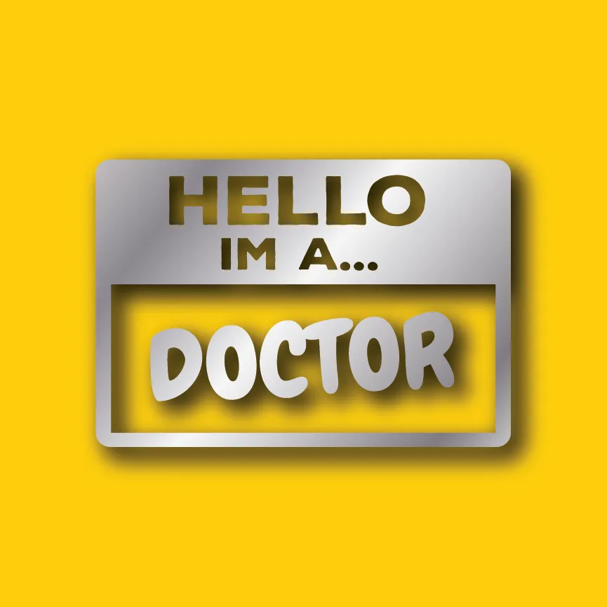 Vehicle Sticker: Doctor Hello