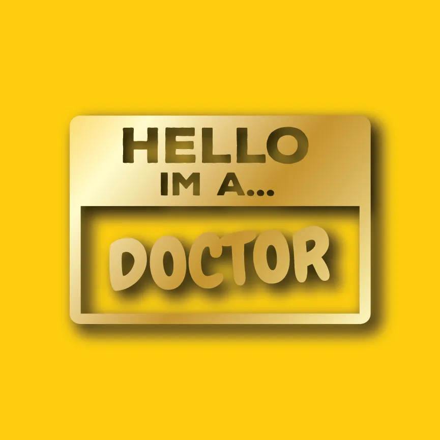 Vehicle Sticker: Doctor Hello
