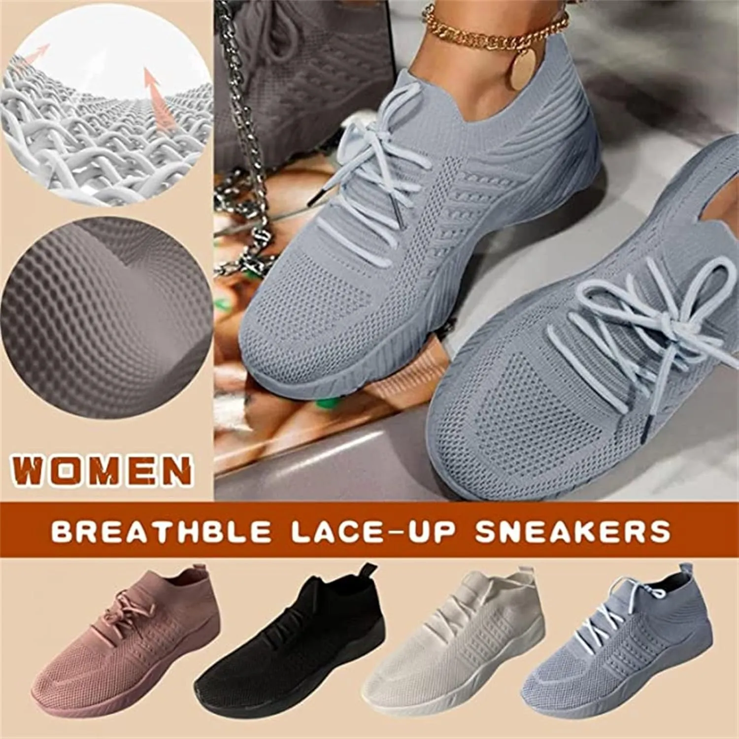 Walking Shoes Women Arch Support Slip On Sneakers Running Shoes Gym Workout Tennis Shoes Breathable Fashion Sneakers