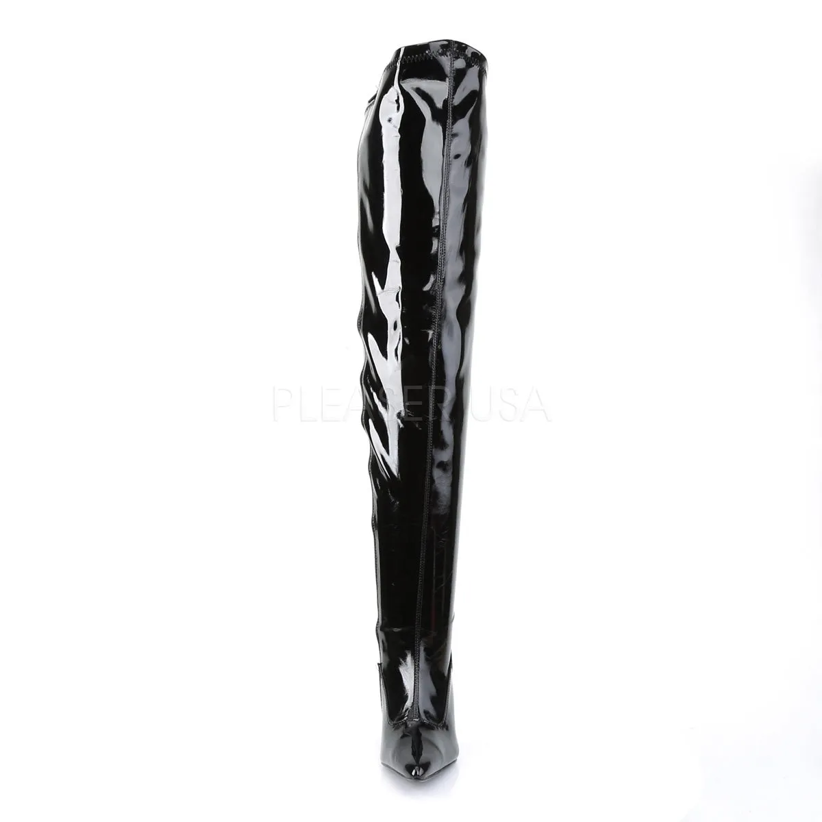 Wide Width Plus Size Thigh High Boots 3.75-inch Heel LUST3000X