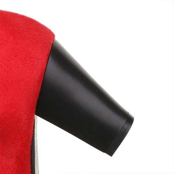 Women's Retro Simple Block Heel Mary Jane Shoes 38999361C